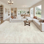 8x10 Area Rugs for Living Room: Vintage Boho Neutral Washable Rug Indoor Soft - Image 8