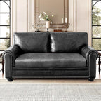 Leather Look Couch Cushion Covers Sofa Seat Slipcovers Sets Couches Furniture - Image 2