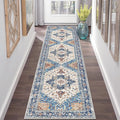 Yamaziot Washable Runner Rug, 2x8 Non-Slip Boho Vintage Hallway Rug by Yamaziot
