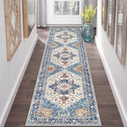 Yamaziot Washable Runner Rug, 2x8 Non-Slip Boho Vintage Hallway Rug by Yamaziot
