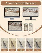 Madane 9x12 Area Rugs for Living Room, Soft Vintage Beige Area Rug - Image 8