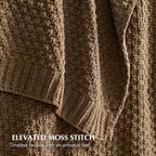 EVERGRACEHOME Chunky Chenille Knit Throw Blanket - Image 2