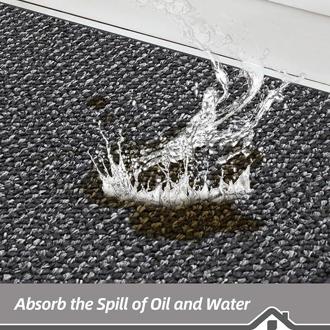 BEQHAUSE Kitchen Rugs 24"x36", Non-Slip Kitchen Mats - Image 3