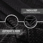 Exclusivo Mezcla Fleece Bed Blanket Twin Size, Super Soft and Warm Blankets - Image 7