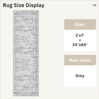 Runner Rug 2x7 Washable Non-Slip Hallway Runner Rugs - Image 5