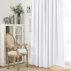 RYB HOME 2 Panels Doorway Curtains, Thermal Insulated Privacy Rod Pocket Easy - Image 5