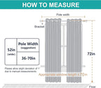 NICETOWN Living Room Completely Shaded Draperies, Privacy Protection & Noise - Image 8