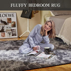 8x10 Feet Area Rugs for Living Room, Shag Fluffy Bedroom Carpet, Soft Rugs for - Image 4