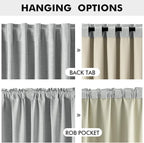 MIULEE 100% Blackout Linen Curtains - Image 5