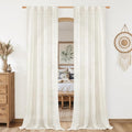 LAMIT Cream 80 inch Linen Curtains by LAMIT