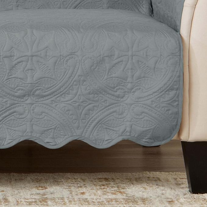 Great Bay Home Reversible Chair Cover - Image 6