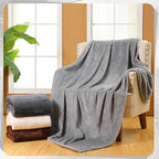 Newwiee 4 Pcs Flanne Fleece Throw Blanket - Image 2