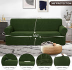 U-NICE HOME Stretch Couch Cover Sofa Cover Washable Sofa Slipcover Furniture - Image 3
