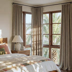 RYB HOME Linen Textured 100% Blackout Curtains - Image 2