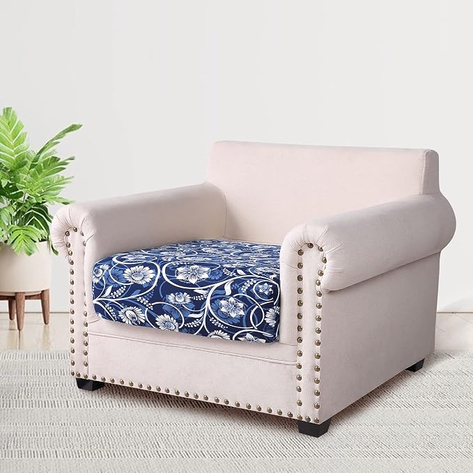 hyha Printed Couch Cushion Covers, Floral Sofa Covers Washable - Image 2