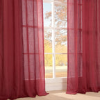 BGment 96 Inches Long Linen Curtains - Image 8