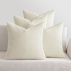 MIULEE Boho Farmhouse Throw Pillow Covers 18x18 Inch Set of 4 Mordern Nordic by MIULEE