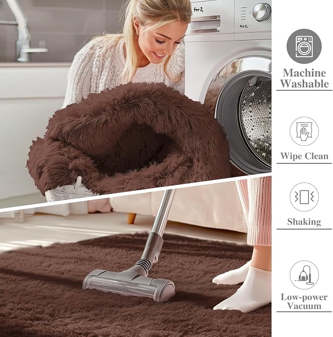 OLANLY 7x7 Machine Washable Large Area Rugs - Image 2