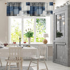 Emvency 4 Pack Valances Window Treatments, 52x12 Inch Rod Pocket Valances - Image 3