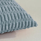 Fancy Homi 4 Packs Boho Light Blue Decorative Throw Pillow Covers 14x24 Inch - Image 4