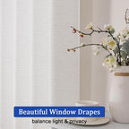 Chyhomenyc Natural Short Curtain Valance - Image 5