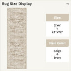 Runner Rug 2'x6' Washable Non-Slip Runner Rugs - Image 5