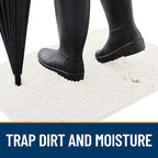 OLANLY Dog Door Mat for Muddy Paws 30x17, Absorbs Moisture and Dirt, Absorbent - Image 2