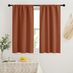RYB HOME Blackout French Door Window Curtain Covering, Rod Pocket Thermal by RYBHOME