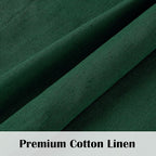 FRAMICS Boho Kitchen Curtains 36 Inch Length, Farmhouse Cotton Linen Tier - Image 7