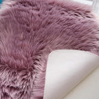 Arbosofe Ultra Soft Faux Fur Rug, Small Area Rugs, Light Purple Fluffy Shaggy - Image 5