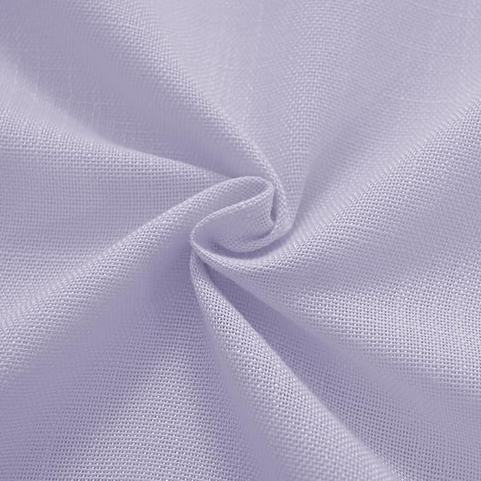 Lavender Linen Curtains Back Tab 108 Inches - Image 6