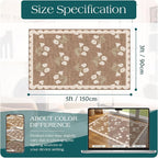 3x5 Floral Entry Rug - Image 2