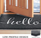 BeneathYourFeet Door Mat Welcome Mat Low Profile Front Doormat Indoor Outdoor - Image 4