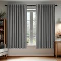 Deconovo Blackout Curtains, Thermal Insulated, W70 x L63 2 Panels, Back Tab by Deconovo