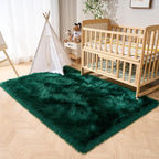 EasyJoy Ultra Soft Fluffy Shaggy Area Rug Faux Fur Rug Chair Cover Seat Pad - Image 7