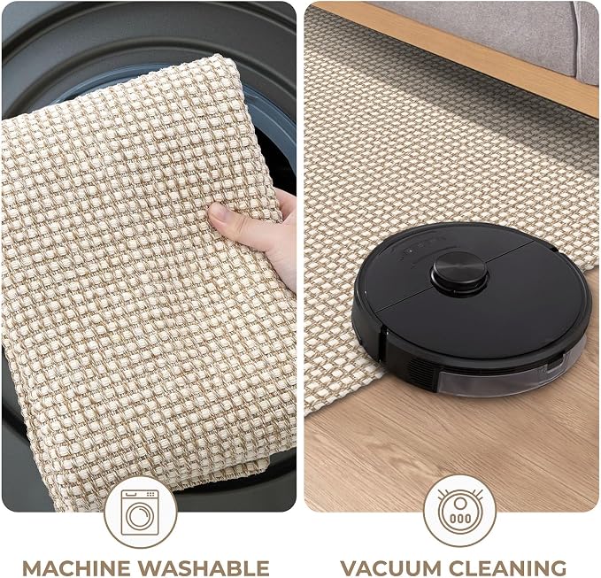KOZYFLY Runners for Hallways 2x8 ft Washable Kitchen Runner Non Slip Rubber - Image 7