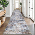 IOHOUZE Abstract Runner Rug 3x20 Ft Extra Long Washable Runners by iOhouze