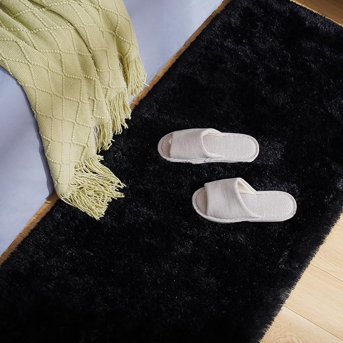 Amearea Shag Fluffy Area Rug for Bedroom Girls Living Room, Extra Soft and - Image 6