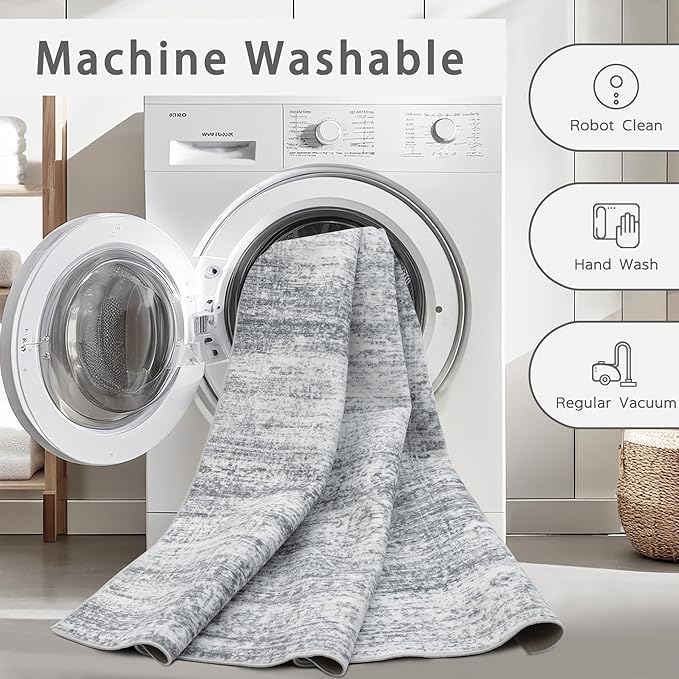 Washable Rugs 5x7 Area Rugs for Living Room, Rugs for Bedroom, Large Carpets - Image 4