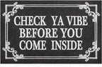 Indoor Door Mat Welcome Mats for Front Door Outdoor Entry Black Doormat by HLFMVWE