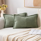MIULEE Decorative Lumbar Throw Pillow Covers by MIULEE