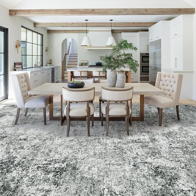XLUEZ 9x12 Area Rug for Living Room, Washable Modern Abstract Large Area Rug - Image 5