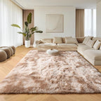 ONASAR Area Rugs for Bedroom Living Room, Fluffy Tie-Dye Beige 4x6 Indoor - Image 8