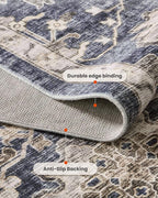 AMADA HOMEFURNISHING 2'6"x8' Washable Area Rug, Low-Profile Entryway Rug - Image 7