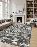 Latte&Fog 5x7 Area Rugs for Living Room Bedroom, Modern Abstract Washable Rug by LatteFog