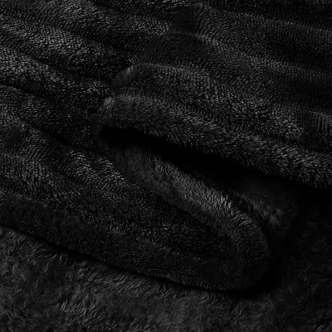 BEDELITE Fleece Blanket Twin Size – 3D Ribbed Jacquard Soft and Warm Decorative - Image 9