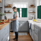RYB HOME 100% Blackout Short Curtains - Image 2