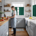RYB HOME 100% Blackout Short Curtains - Image 2