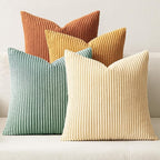 MIULEE Boho Farmhouse Throw Pillow Covers 20x20 Inch Set of 4 Summer Modern by MIULEE