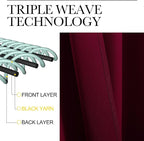 NICETOWN Blackout Curtains for Bedroom, Window Room Darkning Curtains/Drapes - Image 3
